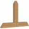 Ekena Millwork Portland Timber Gable Bracket, Western Red Cedar, 48"W x 32"H x 3 1/2"D x 5 1/2"F, 16/12 Pitch GBW048X32X0406POR00SWR - alternate 3
